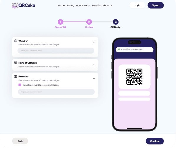Create QR code