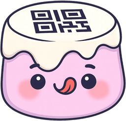 QR Cake mascot